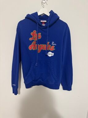 Y2K Mitchell & Ness Los Angeles Lakers pullover hoodie
